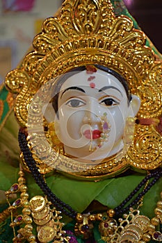 A Beautiful Face Goddess Laxmi photo